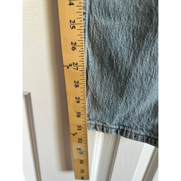 Zara Acid Wash Women's Straight Cut Jeans  US Size 4 - Picture 5 of 7